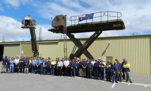 Known as TALU and TASLU, Broen cargo loaders have been exported to 20 Air Forces in North America, Europe, Asia and the Middle East because of their superiority and durability. Credit: Broens